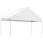 Cenador con techo polietileno blanco 13,38x5,88x3,75 m de vidaXL, Carpas y cenadores - Ref: Foro24-3155522, Precio: 767,50 €,...