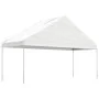 Cenador con techo polietileno blanco 13,38x5,88x3,75 m de vidaXL, Carpas y cenadores - Ref: Foro24-3155522, Precio: 755,23 €,...
