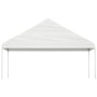 Cenador con techo polietileno blanco 13,38x5,88x3,75 m de vidaXL, Carpas y cenadores - Ref: Foro24-3155522, Precio: 767,50 €,...
