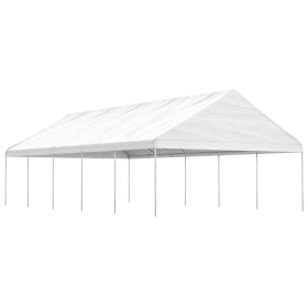 Cenador con techo polietileno blanco 11,15x5,88x3,75 m de vidaXL, Carpas y cenadores - Ref: Foro24-3155521, Precio: 615,16 €,...