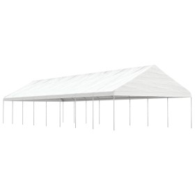 Cenador con techo polietileno blanco 17,84x5,88x3,75 m de vidaXL, Carpas y cenadores - Ref: Foro24-3155524, Precio: 971,70 €,...