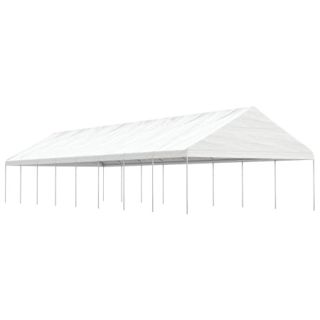 Cenador con techo polietileno blanco 17,84x5,88x3,75 m de vidaXL, Carpas y cenadores - Ref: Foro24-3155524, Precio: 971,70 €,...
