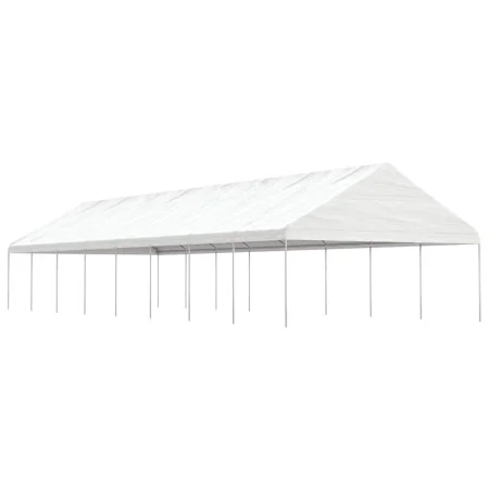 Cenador con techo polietileno blanco 17,84x5,88x3,75 m de vidaXL, Carpas y cenadores - Ref: Foro24-3155524, Precio: 956,26 €,...