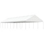Cenador con techo polietileno blanco 17,84x5,88x3,75 m de vidaXL, Carpas y cenadores - Ref: Foro24-3155524, Precio: 971,70 €,...