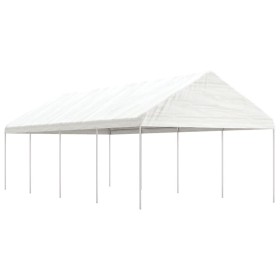 Cenador con techo polietileno blanco 8,92x4,08x3,22 m de vidaXL, Carpas y cenadores - Ref: Foro24-3155512, Precio: 347,81 €, ...