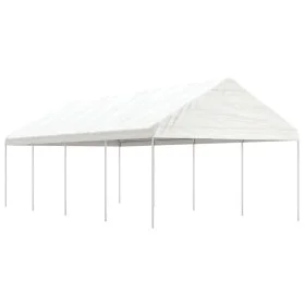 Cenador con techo polietileno blanco 8,92x4,08x3,22 m de vidaXL, Carpas y cenadores - Ref: Foro24-3155512, Precio: 343,40 €, ...