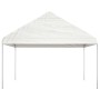 Cenador con techo polietileno blanco 8,92x4,08x3,22 m de vidaXL, Carpas y cenadores - Ref: Foro24-3155512, Precio: 347,81 €, ...