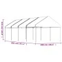 Cenador con techo polietileno blanco 8,92x4,08x3,22 m de vidaXL, Carpas y cenadores - Ref: Foro24-3155512, Precio: 343,40 €, ...
