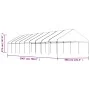 Cenador con techo polietileno blanco 20,07x5,88x3,75 m de vidaXL, Carpas y cenadores - Ref: Foro24-3155525, Precio: 1,00 €, D...