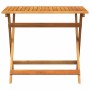 Mesa de Jardín Marrón 90 x 55 x 75 cm Madera de Acacia Sólida en Mesas de jardín | Comprar online en Foru.es