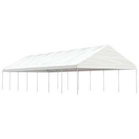 Cenador con techo polietileno blanco 15,61x5,88x3,75 m de vidaXL, Carpas y cenadores - Ref: Foro24-3155523, Precio: 869,60 €,...