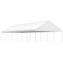 Cenador con techo polietileno blanco 15,61x5,88x3,75 m de vidaXL, Carpas y cenadores - Ref: Foro24-3155523, Precio: 869,60 €,...