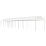Cenador con techo polietileno blanco 20,07x2,28x2,69 m de vidaXL, Carpas y cenadores - Ref: Foro24-3155509, Precio: 614,49 €,...