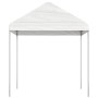 Cenador con techo polietileno blanco 20,07x2,28x2,69 m de vidaXL, Carpas y cenadores - Ref: Foro24-3155509, Precio: 614,49 €,...