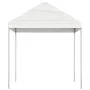 Cenador con techo polietileno blanco 20,07x2,28x2,69 m de vidaXL, Carpas y cenadores - Ref: Foro24-3155509, Precio: 606,97 €,...