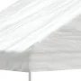 Cenador con techo polietileno blanco 20,07x2,28x2,69 m de vidaXL, Carpas y cenadores - Ref: Foro24-3155509, Precio: 606,97 €,...