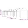 Cenador con techo polietileno blanco 20,07x2,28x2,69 m de vidaXL, Carpas y cenadores - Ref: Foro24-3155509, Precio: 606,97 €,...