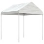 Cenador con techo polietileno blanco 13,38x2,28x2,69 m de vidaXL, Carpas y cenadores - Ref: Foro24-3155506, Precio: 392,54 €,...