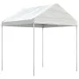 Cenador con techo polietileno blanco 13,38x2,28x2,69 m de vidaXL, Carpas y cenadores - Ref: Foro24-3155506, Precio: 387,43 €,...