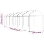 Cenador con techo polietileno blanco 13,38x2,28x2,69 m de vidaXL, Carpas y cenadores - Ref: Foro24-3155506, Precio: 387,43 €,...