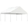 Cenador con techo polietileno blanco 4,46x5,88x3,75 m de vidaXL, Carpas y cenadores - Ref: Foro24-3155518, Precio: 285,80 €, ...