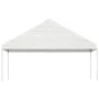 Cenador con techo polietileno blanco 4,46x5,88x3,75 m de vidaXL, Carpas y cenadores - Ref: Foro24-3155518, Precio: 285,80 €, ...