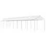 Cenador con techo polietileno blanco 17,84x2,28x2,69 m de vidaXL, Carpas y cenadores - Ref: Foro24-3155508, Precio: 508,38 €,...