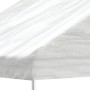 Cenador con techo polietileno blanco 17,84x2,28x2,69 m de vidaXL, Carpas y cenadores - Ref: Foro24-3155508, Precio: 514,71 €,...