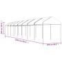 Cenador con techo polietileno blanco 17,84x2,28x2,69 m de vidaXL, Carpas y cenadores - Ref: Foro24-3155508, Precio: 514,71 €,...