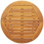 Conjunto bistro 3 pcs Aceite Natural Madera de Acacia Sólida en Conjuntos de jardín | Comprar online en Foru.es