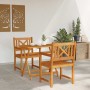 Silla de Jardín 2 pcs 56 x 56 x 90 cm Madera de Acacia Sólida en Sillas de jardín | Comprar online en Foru.es