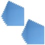 Alfombrillas de goma EVA azul 12 uds 4,32 ㎡ de vidaXL, Esteras para equipos de gimnasia - Ref: Foro24-92465, Precio: 75,84 €,...