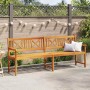 Banco de jardín Marrón 180 x 56 x 90 cm Madera de Acacia Sólida en Bancos de jardín | Comprar online en Foru.es