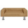 Cama para perros de terciopelo marrón 70x45x26,5 cm de vidaXL, Camas para perros - Ref: Foro24-171923, Precio: 55,83 €, Descu...