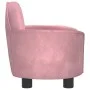 Cama para perros de terciopelo rosa 66x40x45 cm de vidaXL, Camas para perros - Ref: Foro24-171841, Precio: 84,07 €, Descuento: %