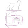 Cama para perros de terciopelo rosa 66x40x45 cm de vidaXL, Camas para perros - Ref: Foro24-171841, Precio: 85,60 €, Descuento: %