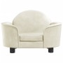 Cama para perros de terciopelo crema 66x40x45 cm de vidaXL, Camas para perros - Ref: Foro24-171844, Precio: 85,97 €, Descuent...