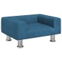 Cama para perros de terciopelo azul 50x40x26,5 cm de vidaXL, Camas para perros - Ref: Foro24-171925, Precio: 65,22 €, Descuen...
