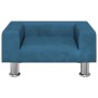 Cama para perros de terciopelo azul 50x40x26,5 cm de vidaXL, Camas para perros - Ref: Foro24-171925, Precio: 65,22 €, Descuen...