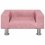 Cama para perros de terciopelo rosa 50x40x26,5 cm de vidaXL, Camas para perros - Ref: Foro24-171928, Precio: 66,27 €, Descuen...