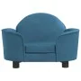 Cama para perros de terciopelo azul 66x40x45 cm de vidaXL, Camas para perros - Ref: Foro24-171838, Precio: 83,80 €, Descuento: %