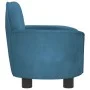 Cama para perros de terciopelo azul 66x40x45 cm de vidaXL, Camas para perros - Ref: Foro24-171838, Precio: 83,80 €, Descuento: %