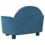 Cama para perros de terciopelo azul 66x40x45 cm de vidaXL, Camas para perros - Ref: Foro24-171838, Precio: 83,80 €, Descuento: %
