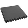 Alfombrillas de goma EVA negras 6 uds 2,16 ㎡ de vidaXL, Esteras para equipos de gimnasia - Ref: Foro24-92461, Precio: 44,67 €...