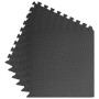 Alfombrillas de goma EVA negras 6 uds 2,16 ㎡ de vidaXL, Esteras para equipos de gimnasia - Ref: Foro24-92461, Precio: 44,67 €...