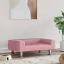 Cama para perros de terciopelo rosa 70x45x26,5 cm de vidaXL, Camas para perros - Ref: Foro24-171921, Precio: 63,54 €, Descuen...