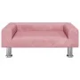 Cama para perros de terciopelo rosa 70x45x26,5 cm de vidaXL, Camas para perros - Ref: Foro24-171921, Precio: 63,54 €, Descuen...