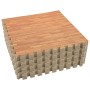 Alfombrillas de goma EVA vetas de madera 24 uds 8,64 ㎡ de vidaXL, Esteras para equipos de gimnasia - Ref: Foro24-92460, Preci...