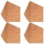 Alfombrillas de goma EVA vetas de madera 24 uds 8,64 ㎡ de vidaXL, Esteras para equipos de gimnasia - Ref: Foro24-92460, Preci...