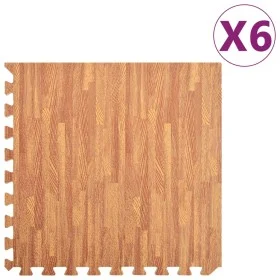 Alfombrillas de goma EVA vetas de madera 54 uds 2,16 ㎡ de vidaXL, Esteras para equipos de gimnasia - Ref: Foro24-92458, Preci...